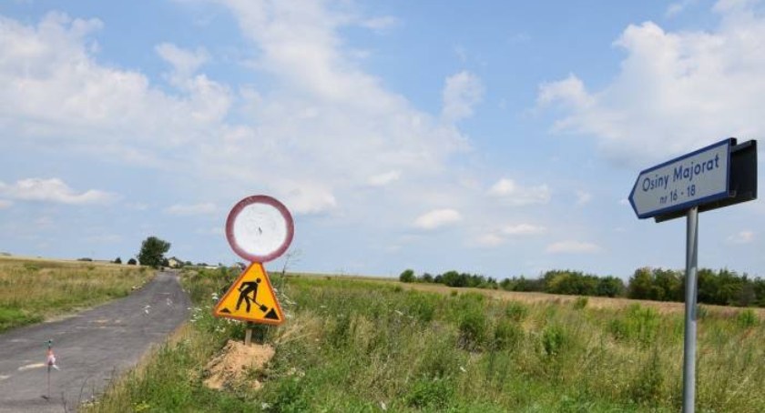 Dojazd do posesji zyskają mieszkańcy Osin-Majoratu