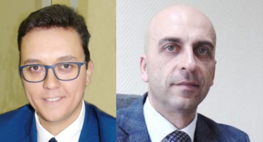 Zdjęcie: Piotr Babicki, były starosta i Grzegorz Kaleta, były dyrektor szpitala