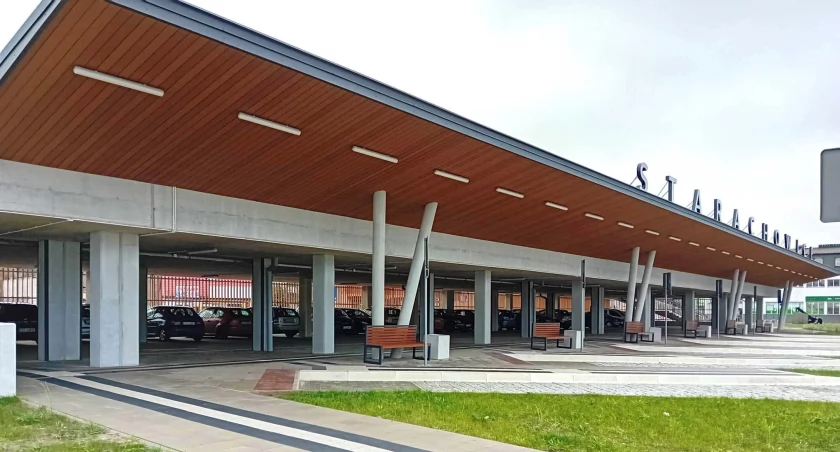 Nowo wybudowane Centrum Przesiadkowe na Dolnych Starachowicach zostanie praktycznie wykorzystane pod autobusy do Kielc