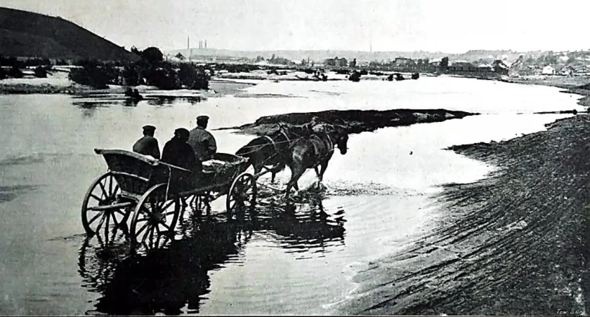 Zdjęcie Wierzbnika z 1903 r. Wielka powódź!