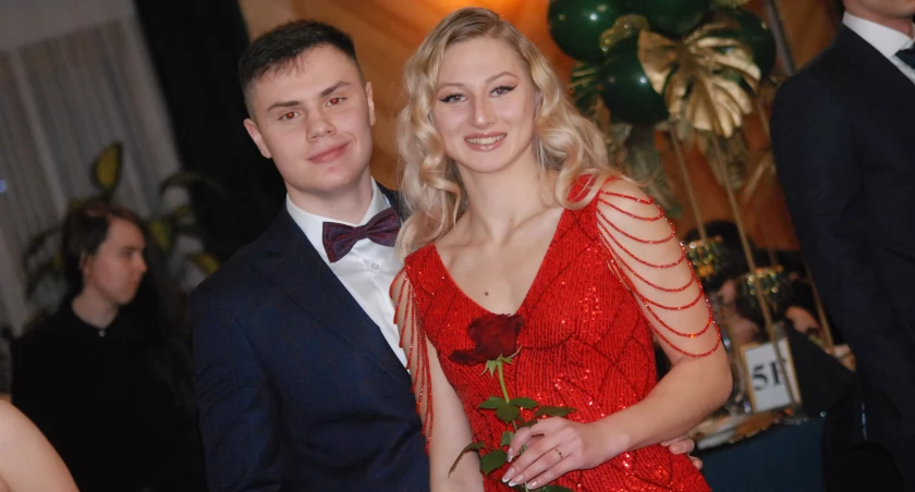 Jedną z uczestniczek balu maturalnego była sportsmenka, reprezentantka Juventy Starachowice Maja Peryt