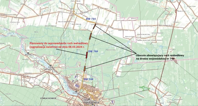 Będzie to już czwarty odcinek na trasie Starachowice - Tychów Stary regulowany przez sygnalizację świetlną