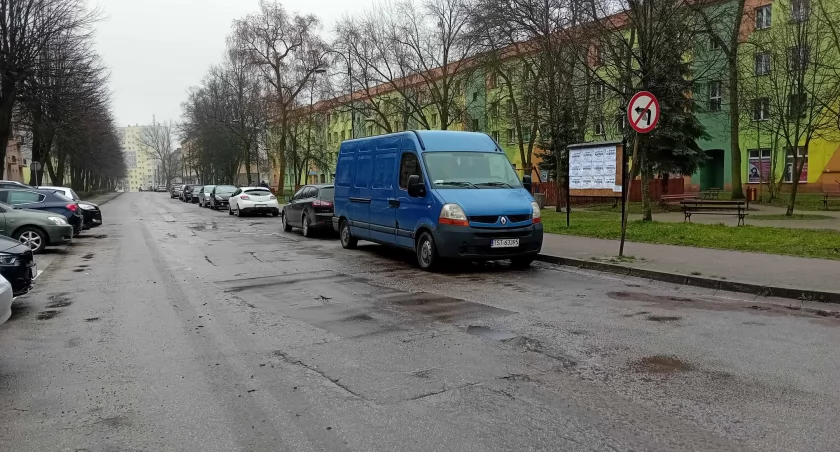 Fatalna nawierzhcnia jezdni przy ul. Żeromskiego
