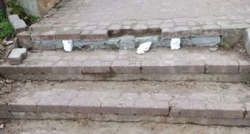 Tak wyglądają schody po naprawie!