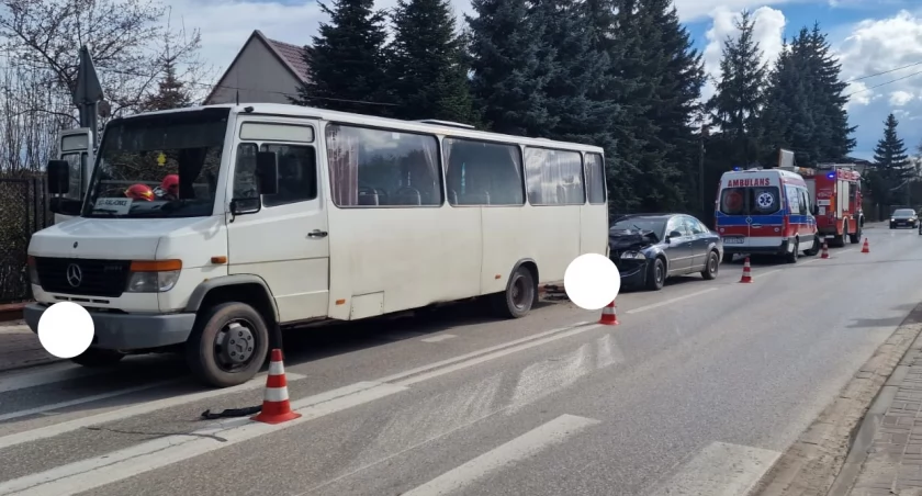 Na miejscu pracowali stróże prawa ze starachowickiej drogówki 