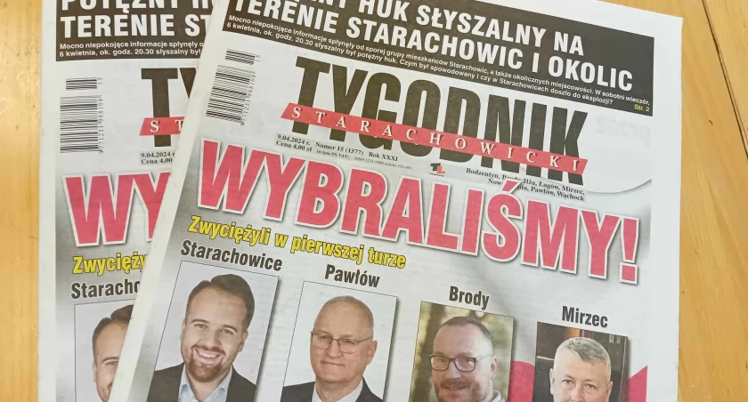 Komunikaty i ogłoszenia, Powyborcze wydanie Tygodnika Starachowickiego dostępne - zdjęcie, fotografia