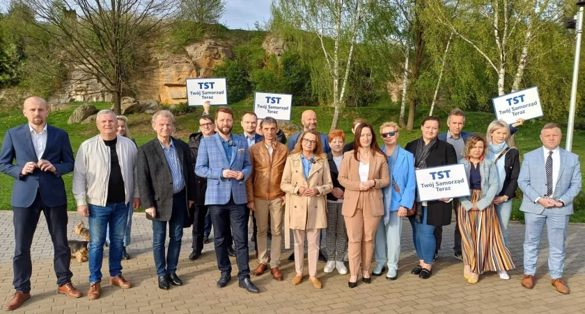 Przedstawiciele KW TST - Twój Samorząd Teraz