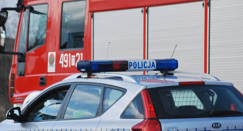 Na miejscu zdarzenia pojawili się m.in. funkcjonariusze KPP Starachowice