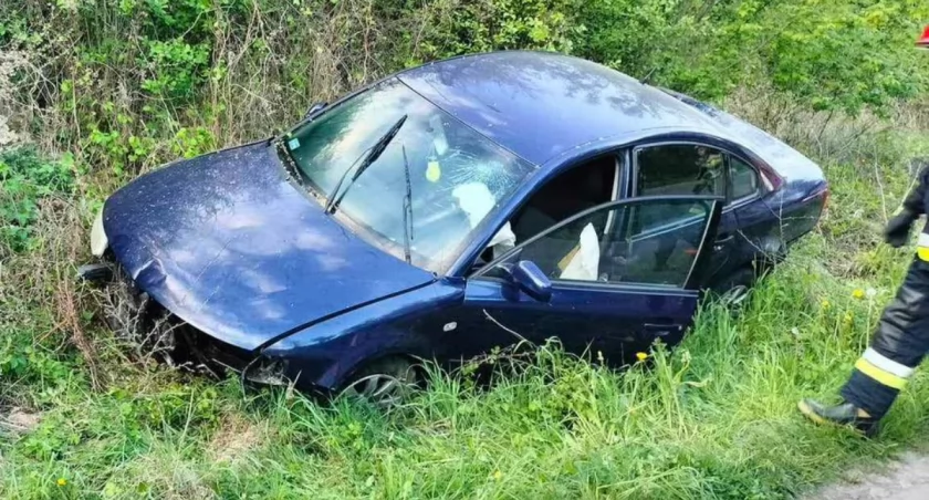 Kierowca volkswagena został zatrzymany przez policjantów