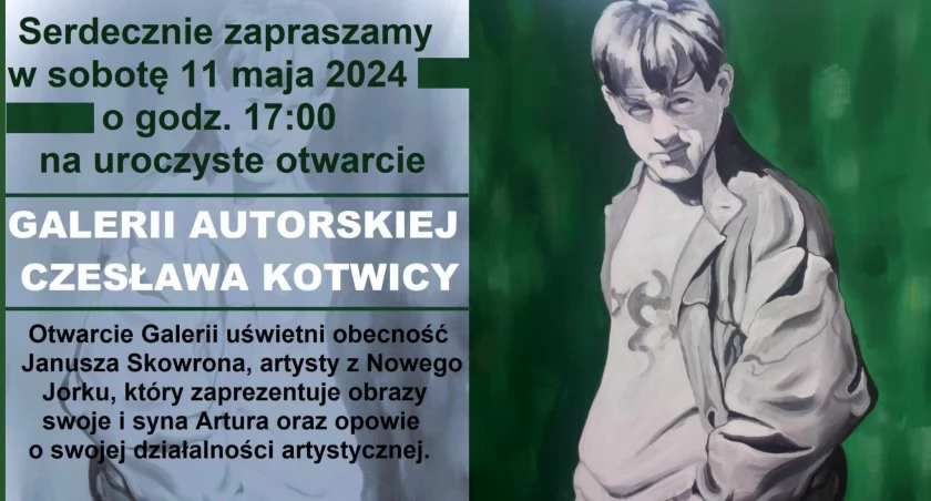 Wydarzenia, sobotę otwarcie Galerii Czesława Kotwicy - zdjęcie, fotografia