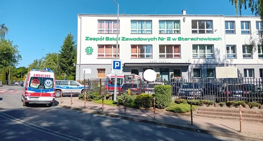 Przyczyny i okoliczności czwartkowego zdarzenia wyjaśniają stróże prawa z KPP Starachowice