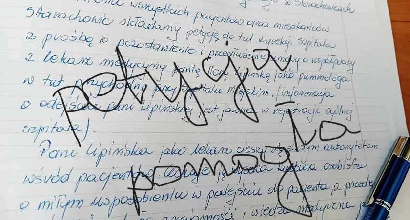 Pod petycja podpisało się 150 pacjentów
