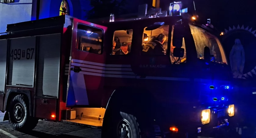 Pożar zauważono przed godz. 19 