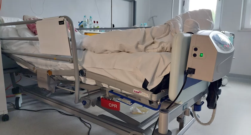 Materace już służą chorym na oddziale 