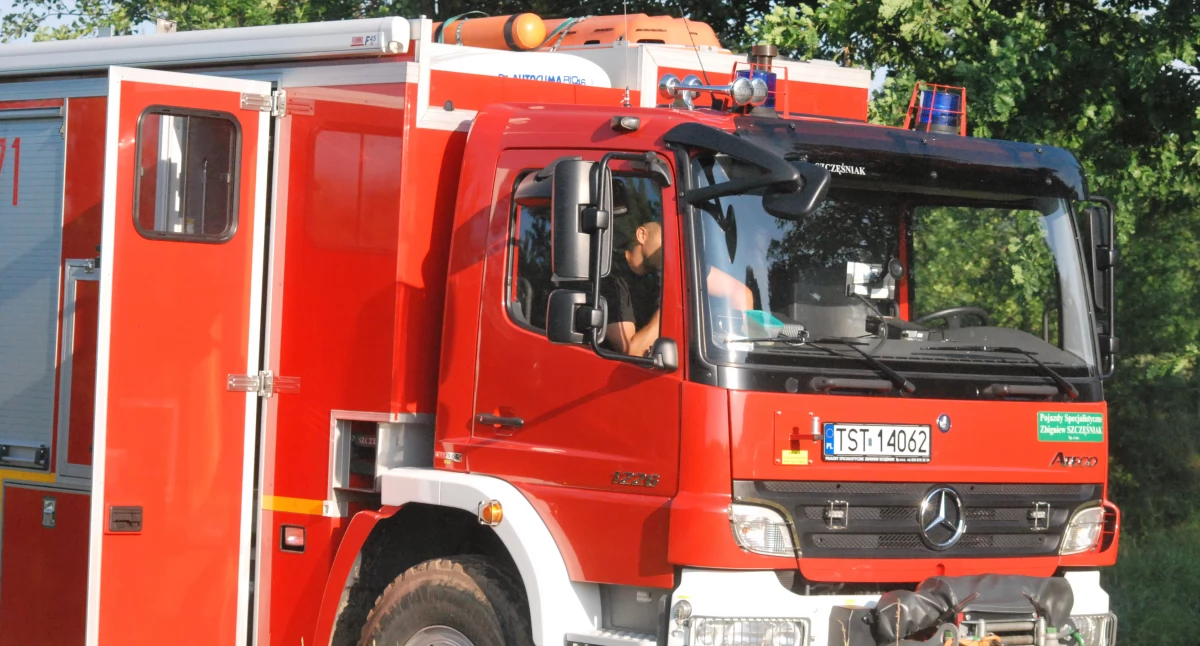 Pożary, Pożar dostawczego iveco Starachowicach Straty złotych - zdjęcie, fotografia