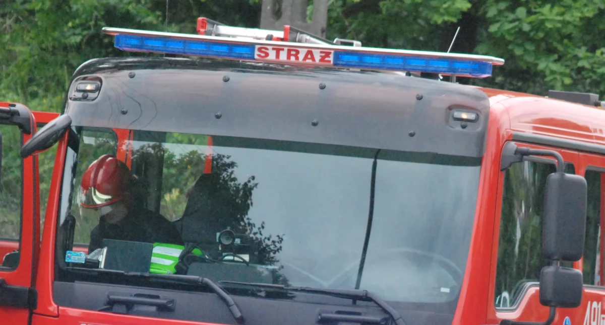 Straż Pożarna, Niebezpieczny wyciek Interweniowała straż pożarna - zdjęcie, fotografia