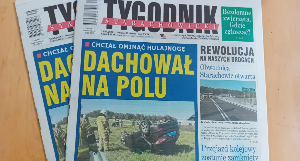 Komunikaty i ogłoszenia, Tygodnik Starachowicki nowym wydaniem - zdjęcie, fotografia