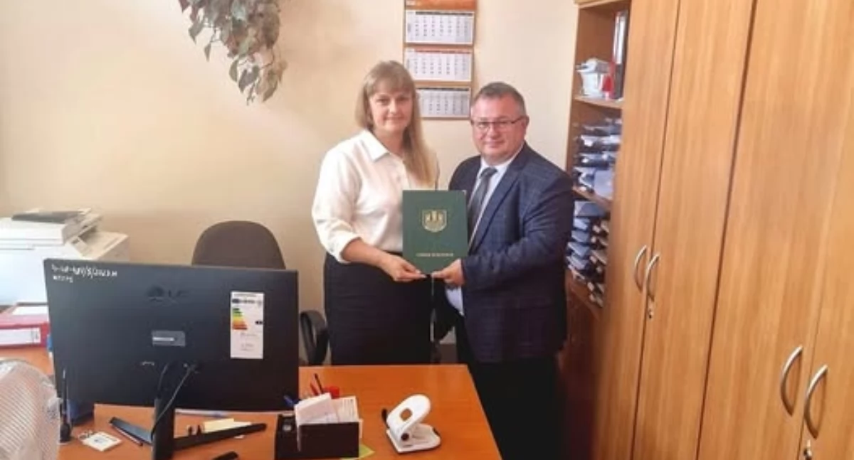 Nominacje wręczył burmistrz Robert Janus (fot. UMiG Wąchock)