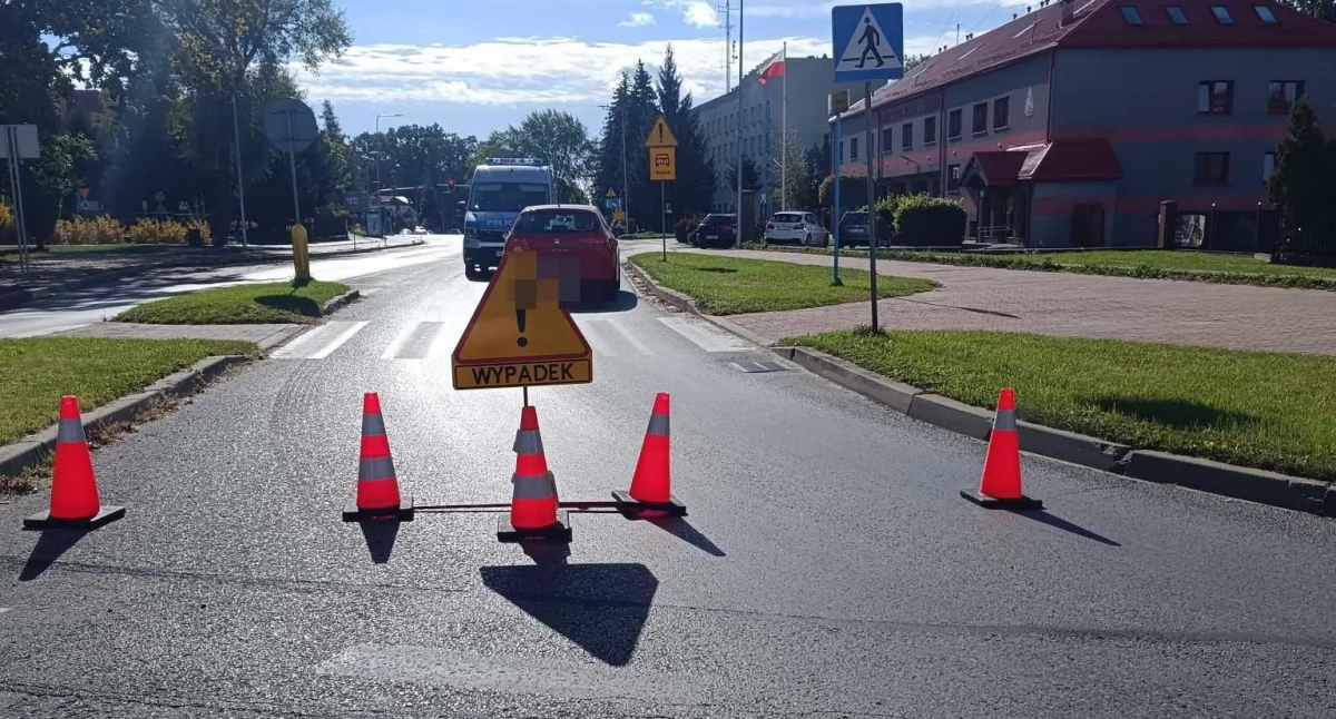 Wypadki drogowe, Wypadek Starachowicach Kobieta potrącona przejściu pieszych - zdjęcie, fotografia