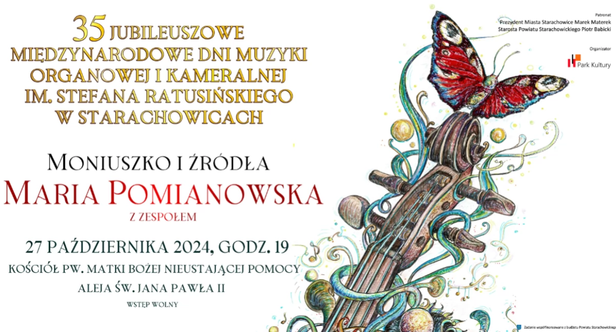 W niedzielę odbędzie się ostatni koncert ww ramach XXXV Międzynarodowych Dni Muzyki Organowej i Kameralnej im. S. Ratusińskiego w Starachowicach.