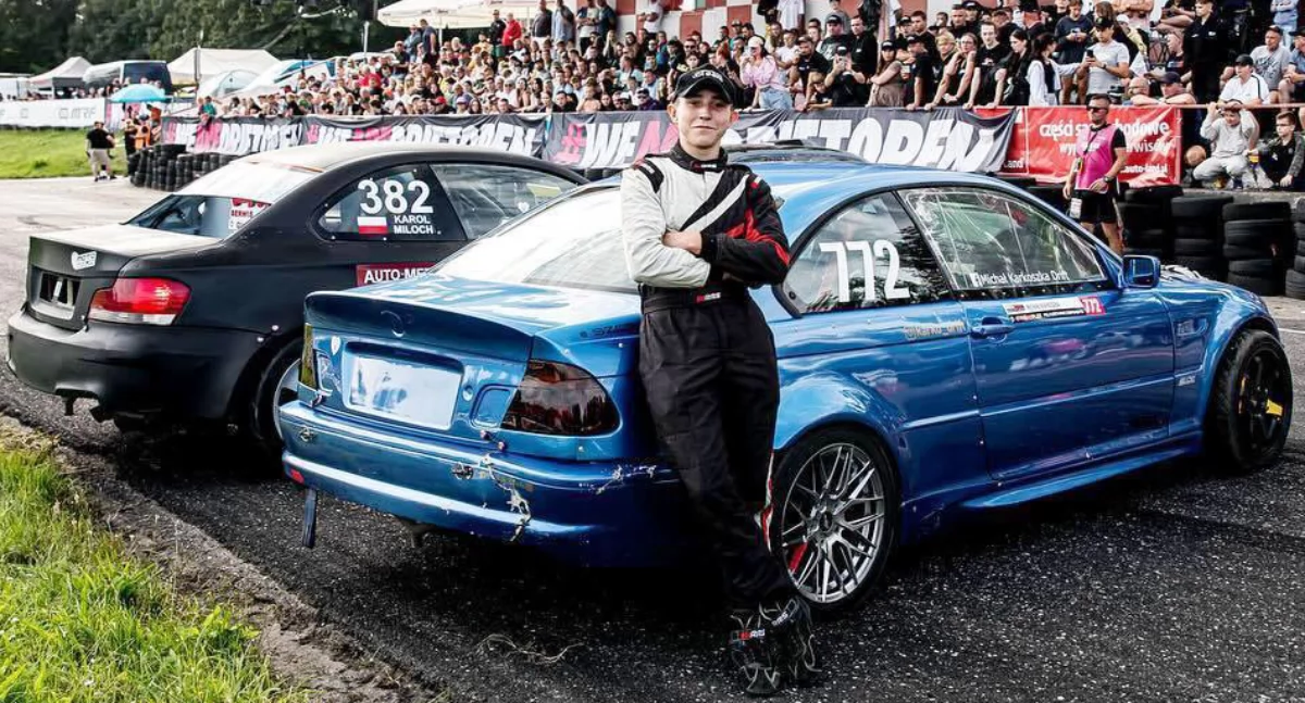 Inne sporty, Michał Karkoszka motoryzacyjna pasja Drifting sport który wybacza błędów - zdjęcie, fotografia