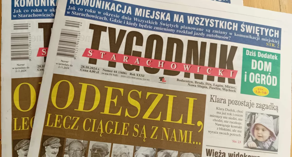 Tygodnik Starachowicki juz w kioskch i sklepach