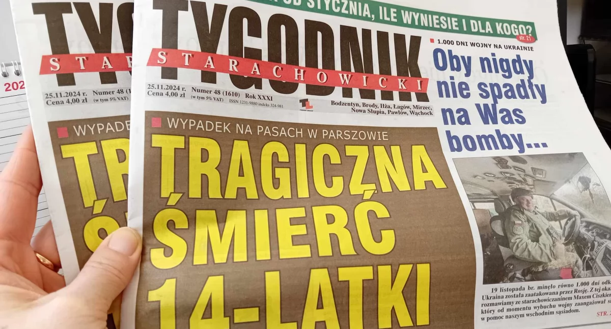 Komunikaty i ogłoszenia, Zacznij tydzień Tygodnik Starachowicki poleca - zdjęcie, fotografia