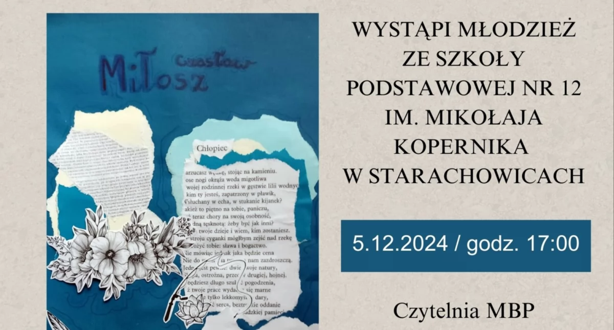 Wydarzenia, scenie bibliotece zapraszamy - zdjęcie, fotografia