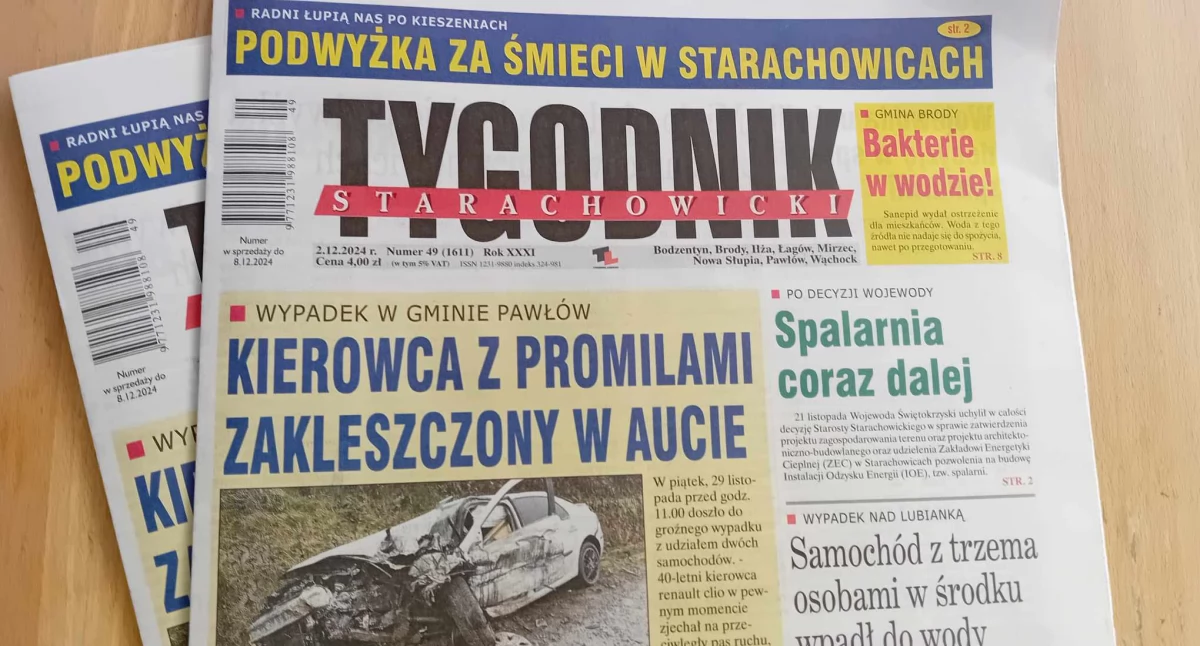 Komunikaty i ogłoszenia, tydzień Tygodnik Starachowicki - zdjęcie, fotografia