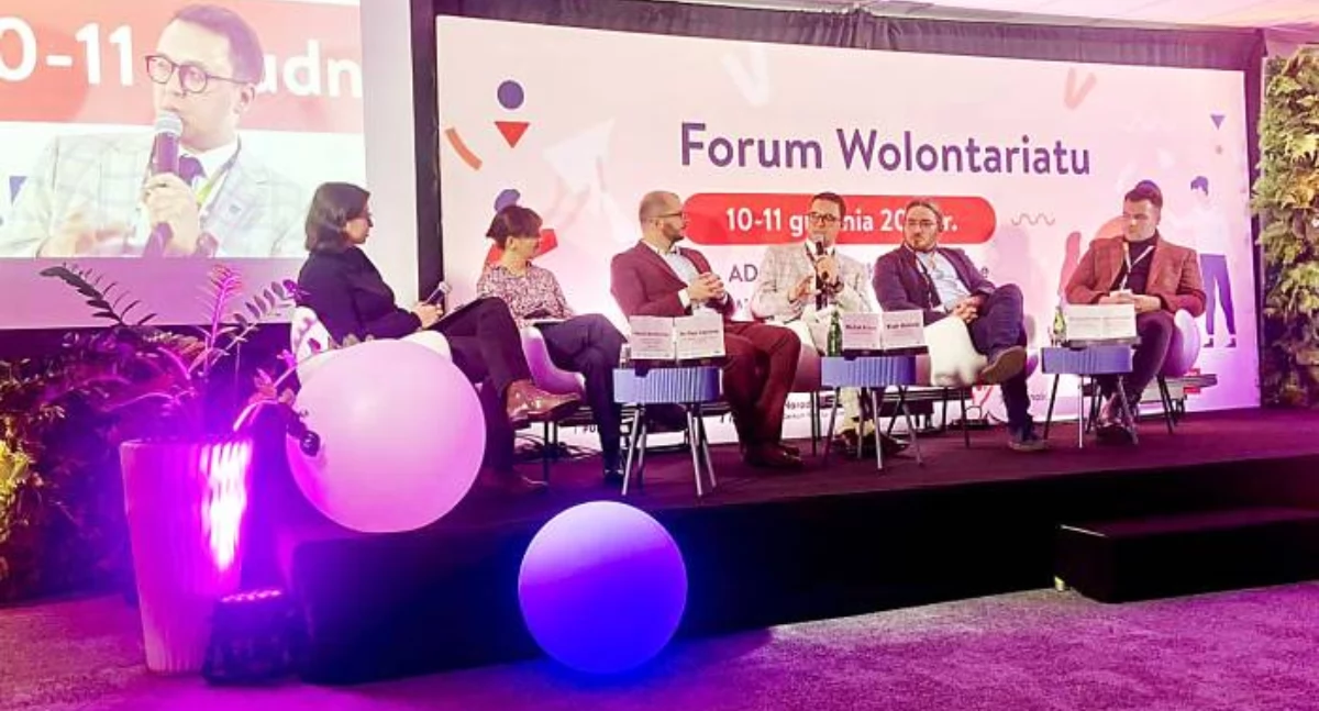 Starosta Piotr Babicki był jednym z panelistów podczas ogólnopolskiego Forum Wolontariatu Korpusu Solidarności w Warszawie 
