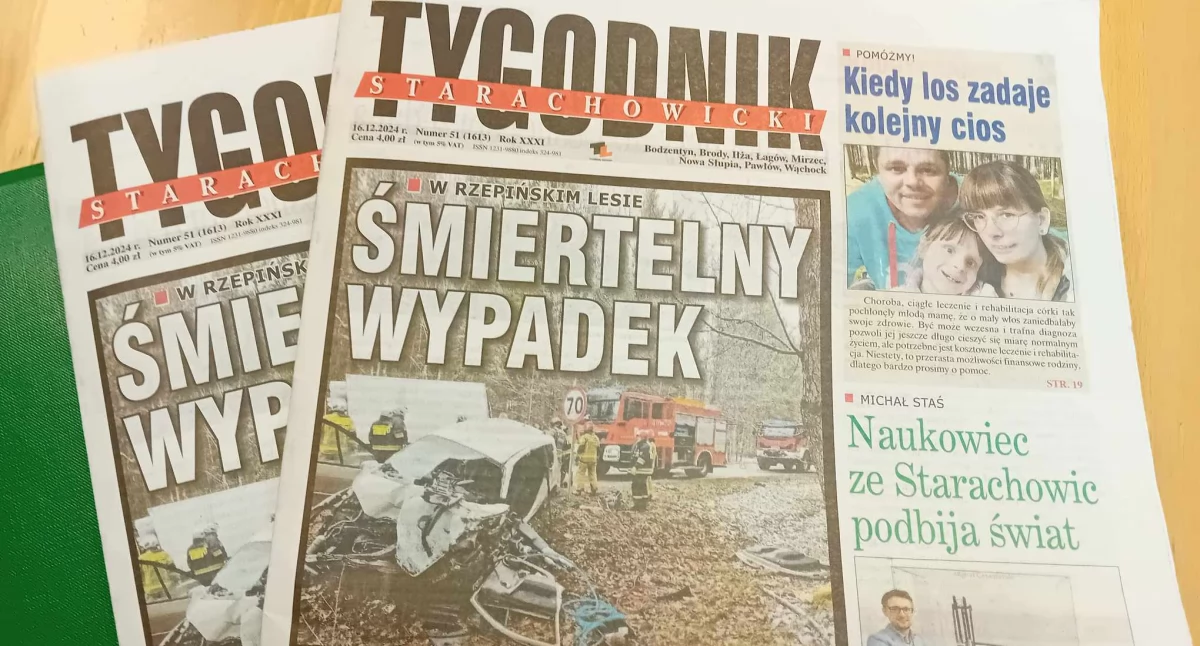 Komunikaty i ogłoszenia, Przedświąteczne wydanie Tygodnika Starachowickiego czeka - zdjęcie, fotografia