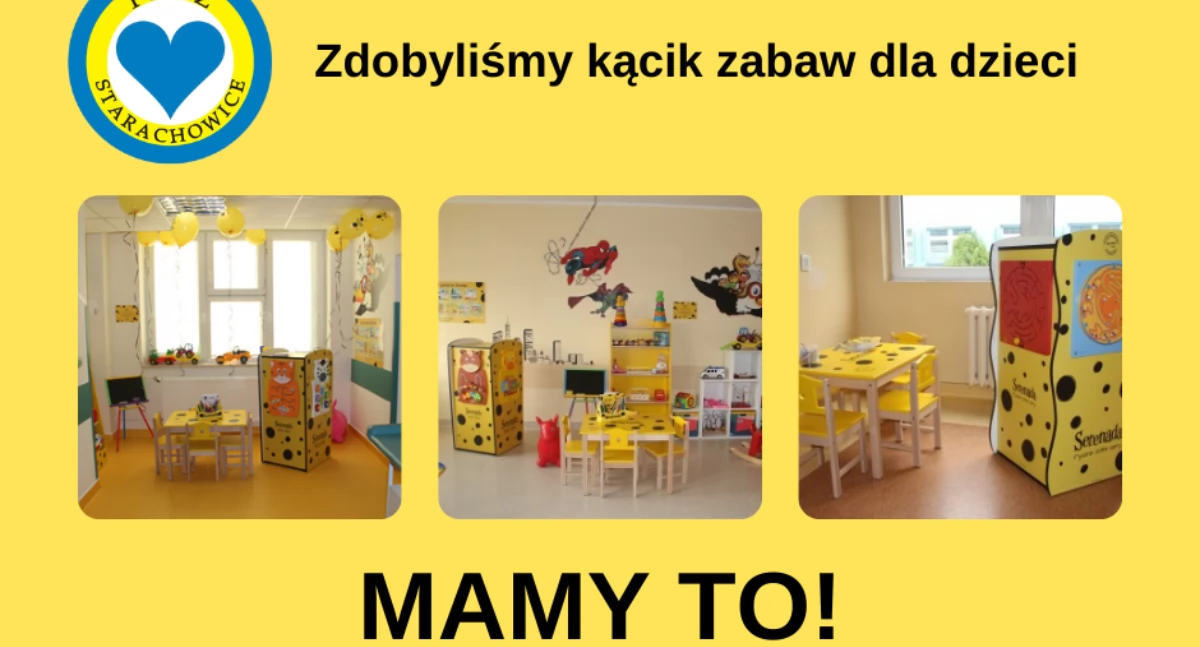 Zdrowie, Kącik zabaw dzieci powstanie starachowickim szpitalu - zdjęcie, fotografia