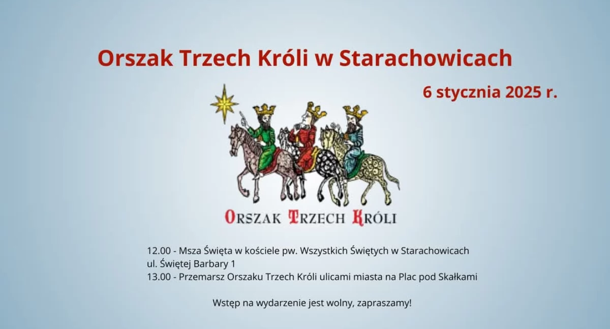 Wydarzenia, Święto Trzech Króli Starachowicach - zdjęcie, fotografia