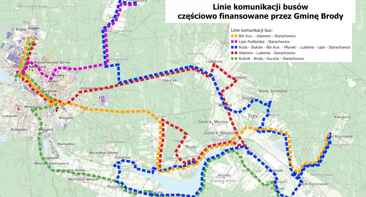 Nowe połączenia busów gm. Brody