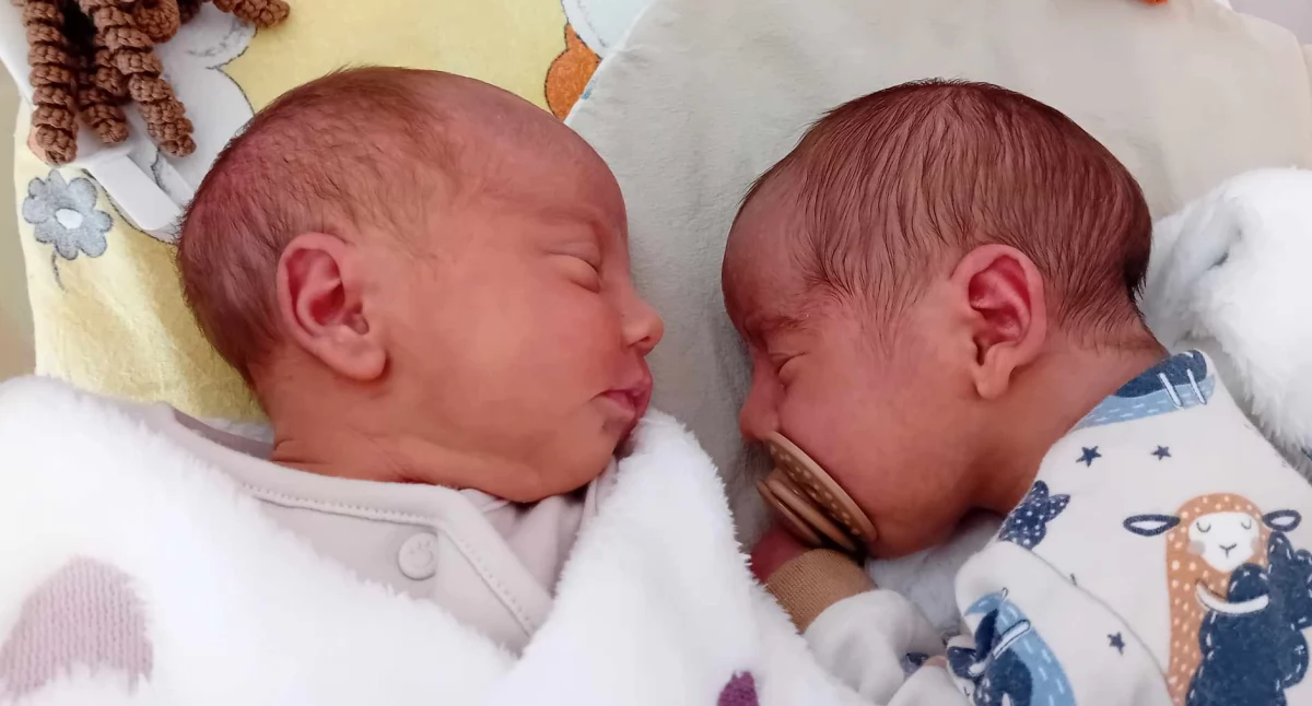 Noworodki, Zosia Staś urocze bliźnięta Rzepinka urodziły starachowickim szpitalu - zdjęcie, fotografia