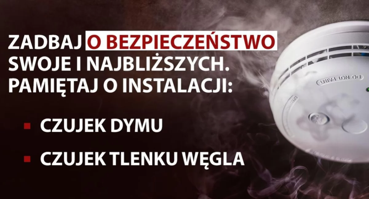 Straż Pożarna, Alarm Jadownikach Załączył czujnik czadu - zdjęcie, fotografia
