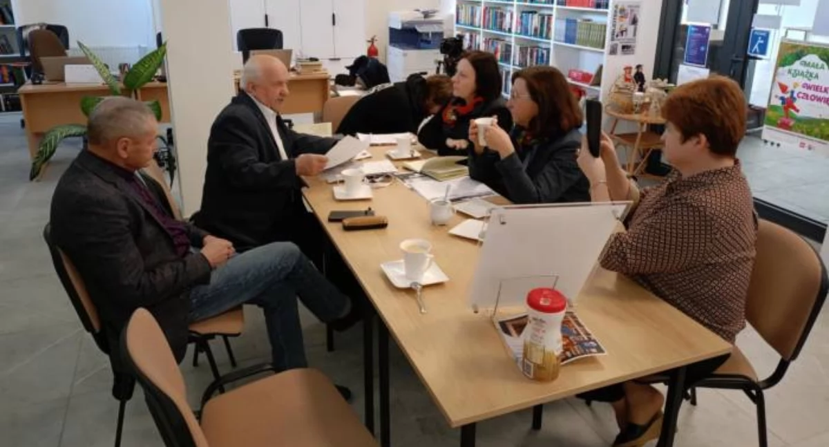 Nagrania odbyły się w pawłowskiej bibliotece