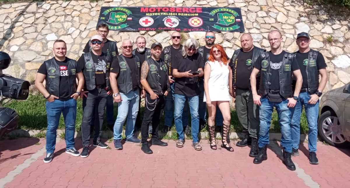 Trzy Korony Iłża nad Zalewem Brodzkim podczas akcji MOTOSERCE 