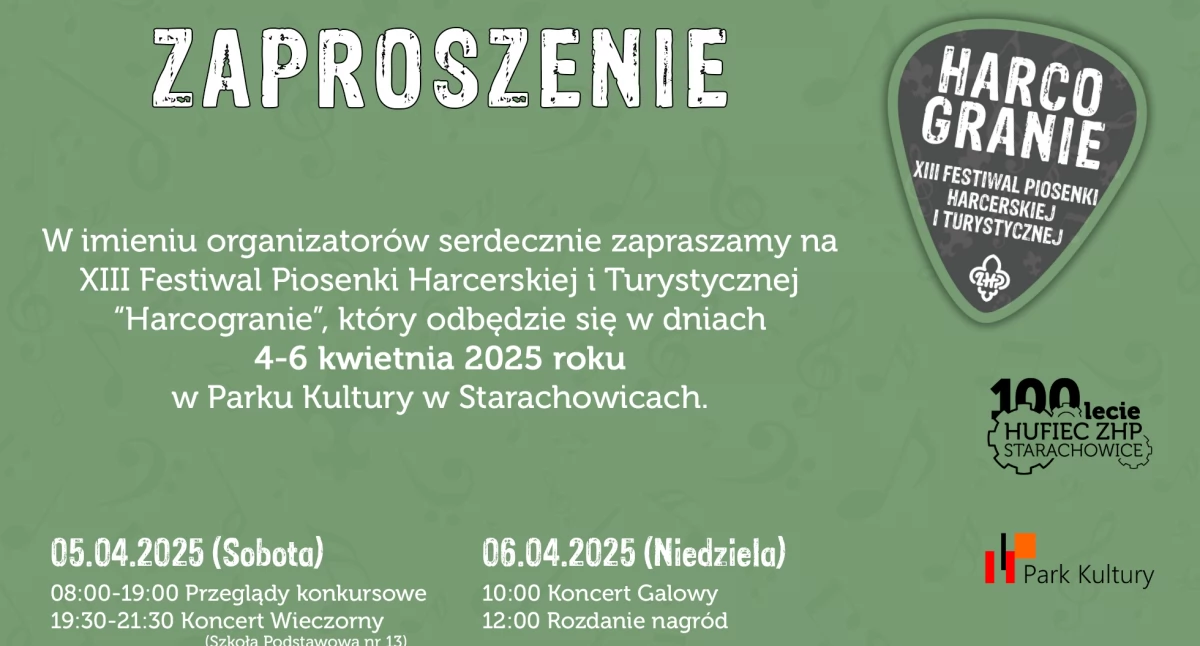 Wydarzenia, dzisiaj startuje edycja Festiwalu Piosenki Harcerskiej Turystycznej Harcogranie - zdjęcie, fotografia