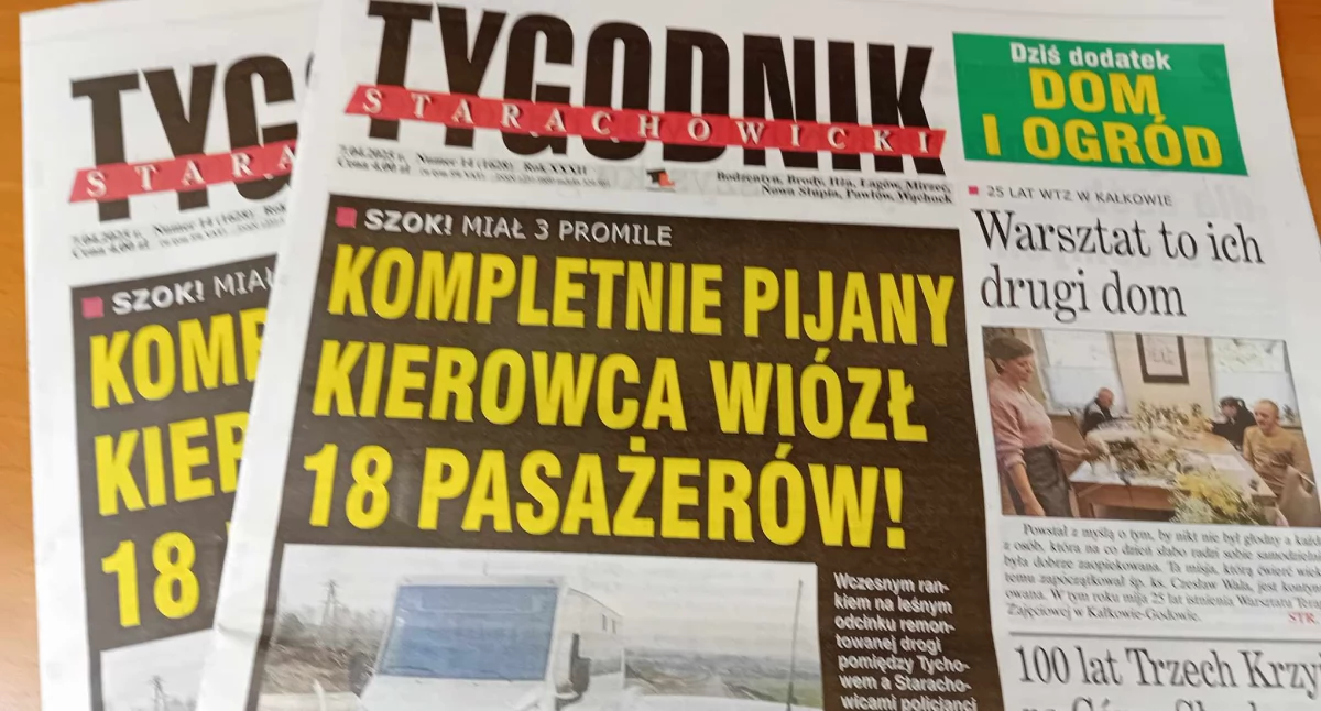 Komunikaty i ogłoszenia, Lektura obowiązkowa dziś cały tydzień Tygodnik Starachowicki czeka - zdjęcie, fotografia