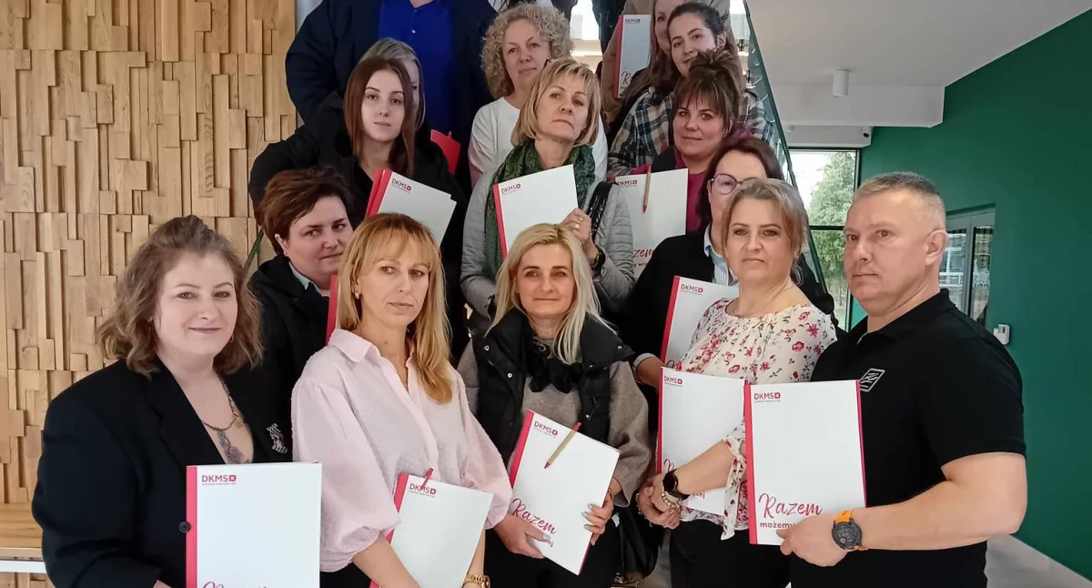 W spotkaniu uczestniczyli rodzice Oskara - Ewa i Paweł Jasiak