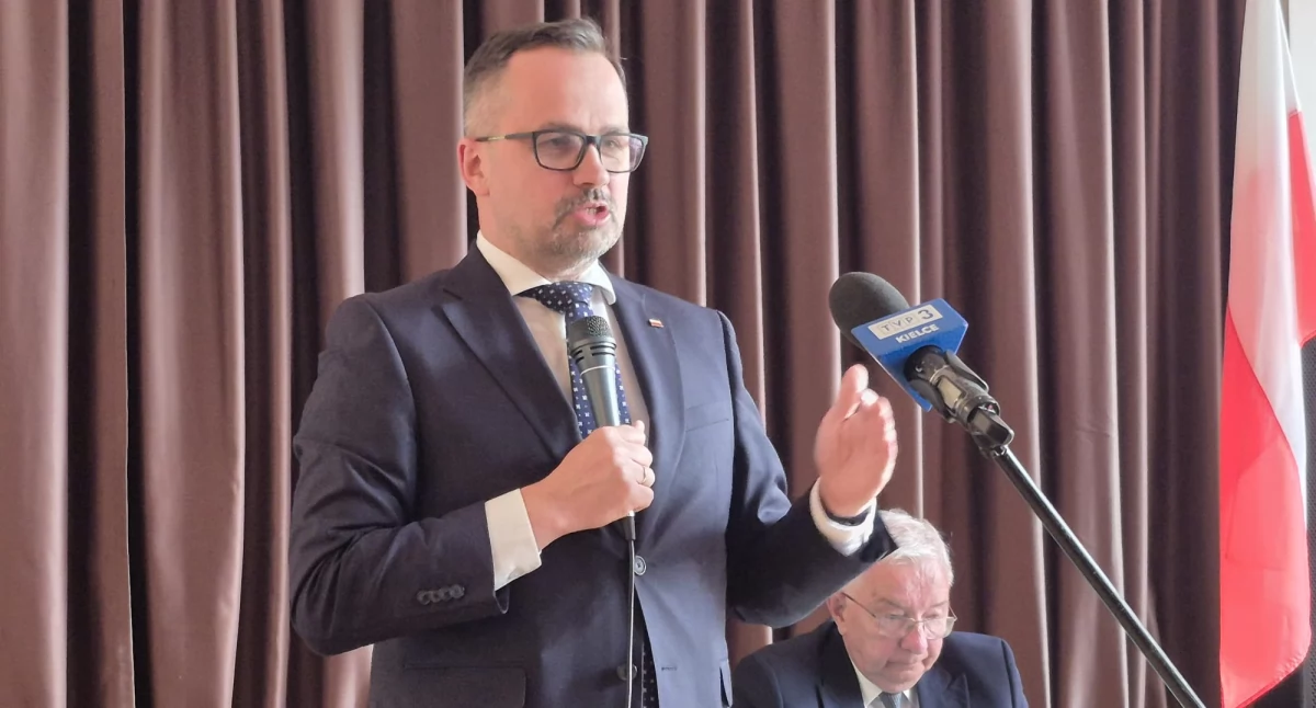 Politycy, Marcin Horała Starachowicach Pełnomocnik rządu Centralnego Portu Komunikacyjnego naszego miasta - zdjęcie, fotografia