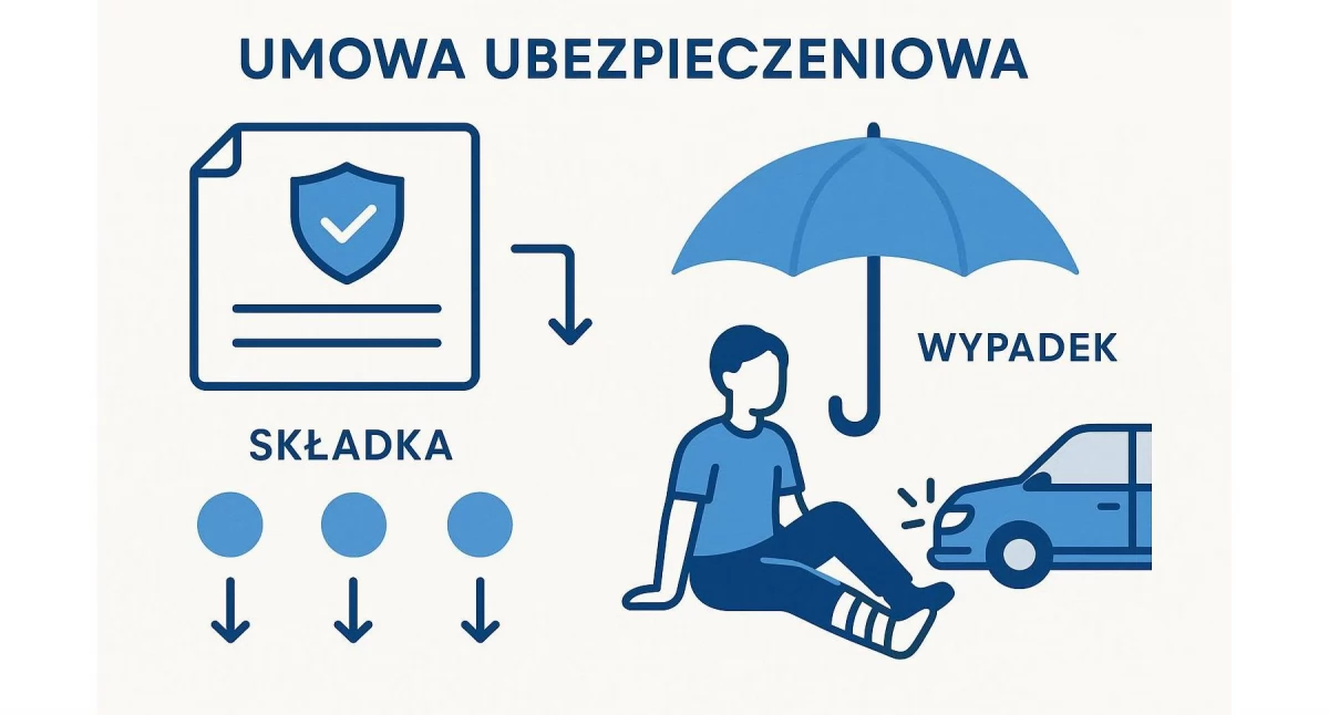 Materiały promocyjne, ubezpieczenia odszkodowaniu wypadek samochodowy - zdjęcie, fotografia