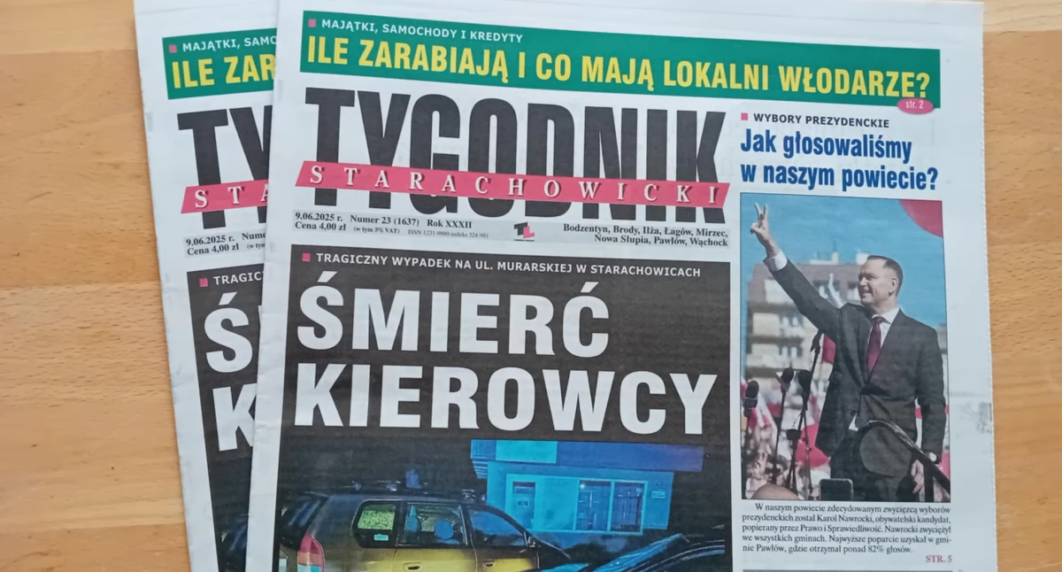Komunikaty i ogłoszenia, TYGODNIK Starachowicki głód nowych informacji zaspokojny - zdjęcie, fotografia