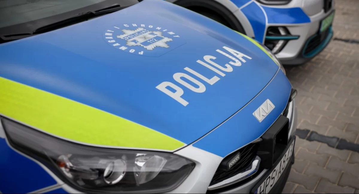 Wypadki drogowe, Wypadek Dąbrowie terenie gminy Pawłów Wjechał gazową skrzynkę uciekł - zdjęcie, fotografia