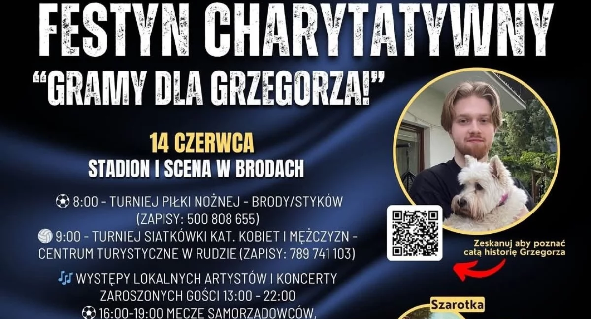 Pomagamy, Festyn charytatywny „Gramy Grzegorza” sobotę czerwca wielkie wydarzenie gminie Brody - zdjęcie, fotografia