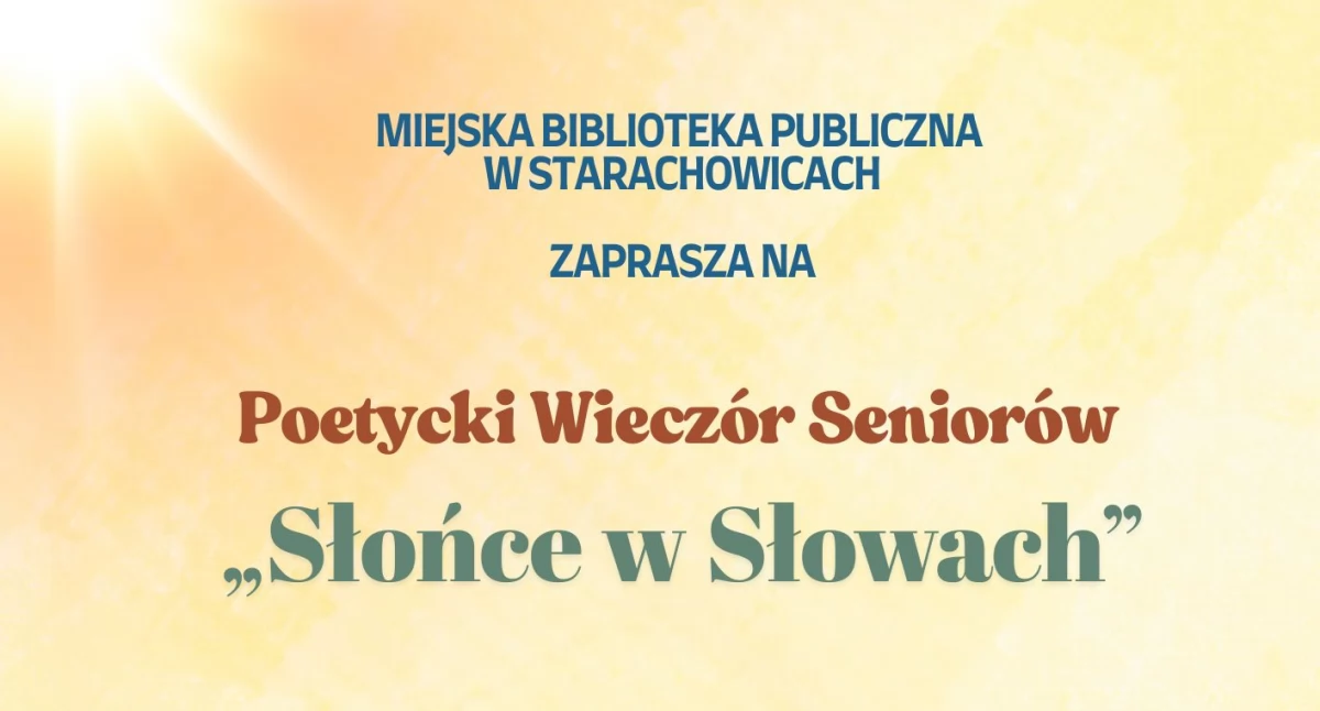Wydarzenia, Wieczór poetycki seniorów - zdjęcie, fotografia