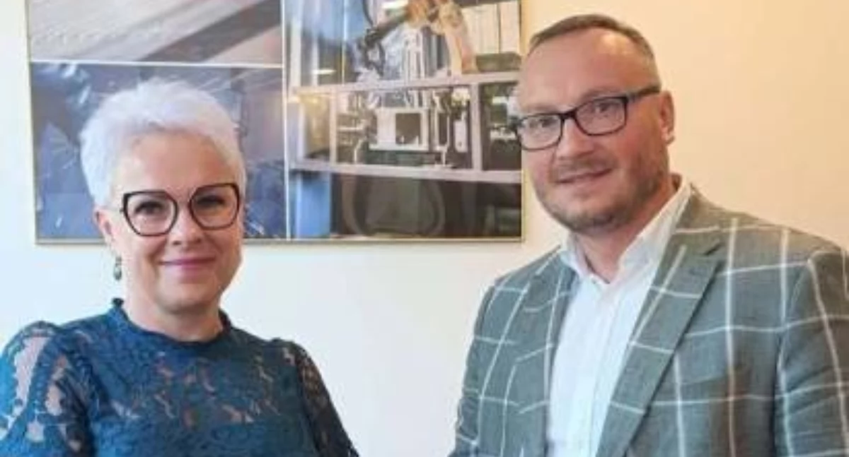 Z nową panią prezes spotkał się wójt Ernest Kumek 