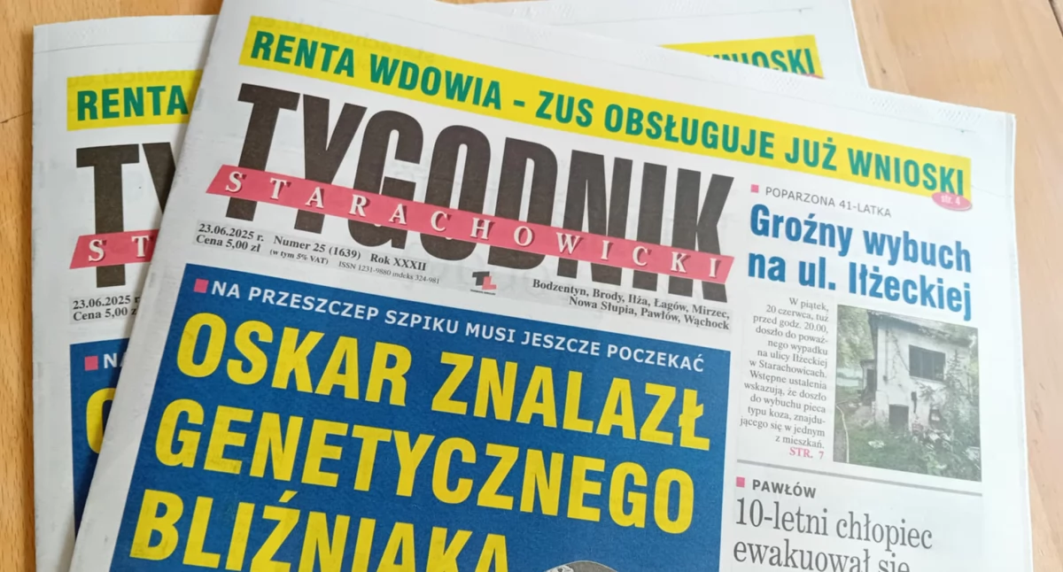 Komunikaty i ogłoszenia, Zacznij dobrze tydzień najlepiej Tygodnikiem Starachowickim - zdjęcie, fotografia