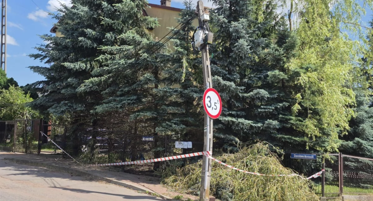 Awarie oświetlenia dotyczyły wielu miejsc w mieście i na terenie powiatu starachowickiego 